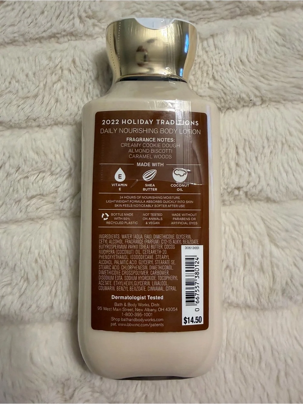 New Sealed Bath & Body Works Christmas Cookies 8 oz Lotion Rare Retired Scent